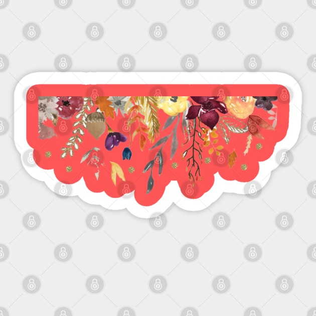 Flowerly - T-Shirt Sticker by tylwerrt